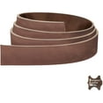 thumbnail image 4 of ELW 9-10 oz. 3.6-4mm Chocolate Brown Straps, Belts, Strips 3.5"x60" 8.9x152cm - Belt Grade Latigo Leather for Cowhide Heavy DIY Craft - Pet Collars, Blanks, Accessory, Jewelry, Key Chains, 4 of 9