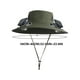 thumbnail image 2 of Sombrero de pesca al aire libre con ventilador solar ancho para acampar y hacer senderismo, sombrero para el sol para hombre con ventilador solar, sombreros de pesca con ventilador ajustable de 3 velo, 2 of 5