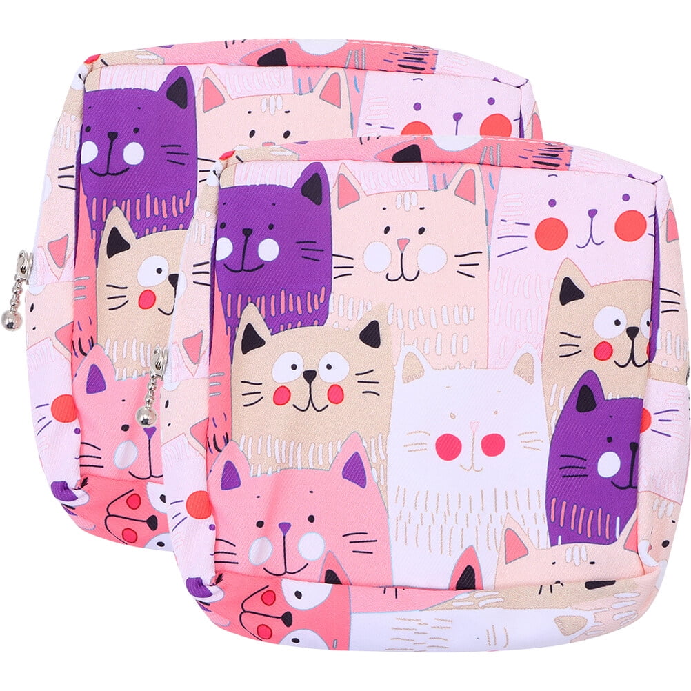 2Pcs Travel Period Bags Portable Sanitary Napkin Bags Multifunctional