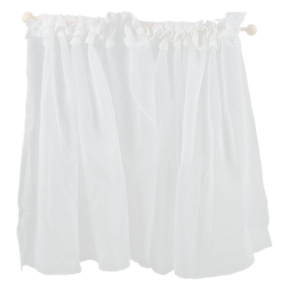 Mini Dollhouse Curtain Decoration, Furniture Accessory for Dollhouse Layout, Miniature Home Prop