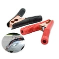 thumbnail image 3 of Geege 100A Copper Alligator Clips Car Battery Charger Heavy Duty Crocodile Clamps, 3 of 5
