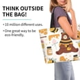 thumbnail image 3 of Bingfone Canvas Tote Bag for Women with Inner Pocket Aesthetic Cute Shopping Tote Bags Reusable Grocery Bags-Cute Bee Honey Jar Hive Bear, 3 of 9