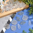 thumbnail image 4 of 60pcs Spiral Bead Cage Pendants 3 Styles Stone Crystal Necklace Holder Charms Alloy Teardrop Square Round Dangle Charms for 8mm 12mm Beads Earrings Bracelets Necklaces DIY Jewelry Making DIY, 4 of 7
