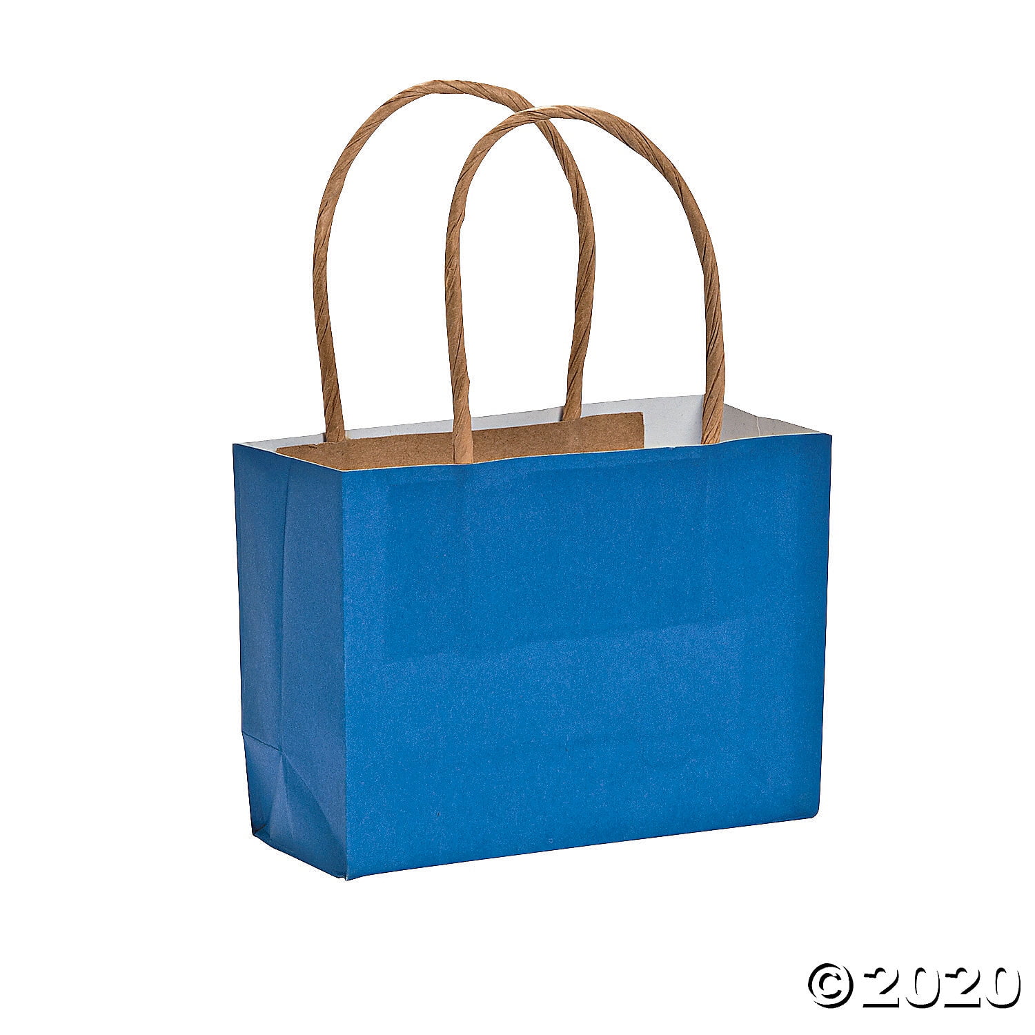 mini blue gift bags