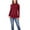 Cabernet, variant on Women's Casual Solid Mock Neck Long Sleeve T-Shirt Top