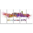 thumbnail image 1 of Design Art Oklahoma Skyline Canvas Print, 1 of 3