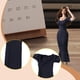 thumbnail image 5 of Ropa femenina a escala 1/6 para figura de acción de 12 pulgadas, elástica en color sólido en miniatura Gris oscuro, 5 of 8