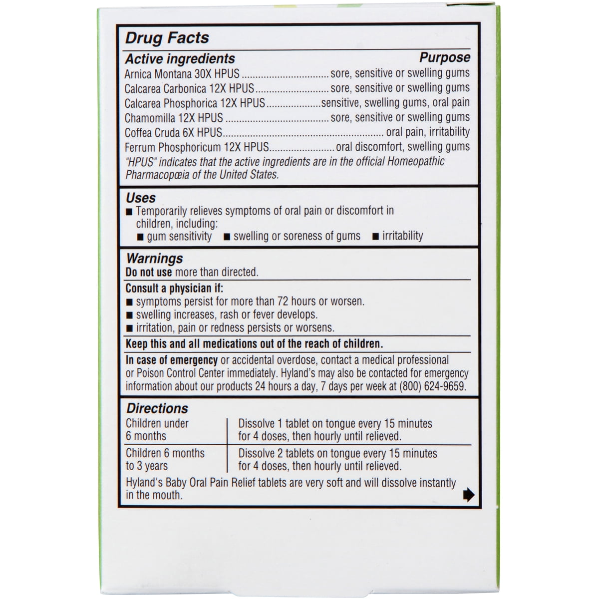 hyland's teething tablets walmart
