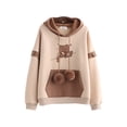 thumbnail image 5 of Sudaderas con capucha Kawaii coreanas para mujer, abrigo de manga larga con capucha de lana de algodón de Anime de oso Harajuku, ropa de invierno para niñas Kpop Y2K de gran tamaño, 5 of 5