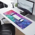 thumbnail image 2 of Large Galaxy Themed Mouse Pad for Gaming (31.5x11.8in): Non-Slip Rubber Base, Stitched Edges | Enhances Desk Setup, 2 of 7
