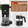 thumbnail image 3 of 12 Cup Coffee Pot Replacement for Ninja Coffee Maker CFP101 CFP201 CFP301 CFN601 CFP250A CFP300 CFP307, Borosilicate Glass Carafe with Brew-Through Lid & Sturdy Handle, 3 of 7