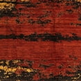 thumbnail image 1 of Ahgly Company Indoor Square Abstract Saffron Red Abstract Area Rugs, 5' Square, 1 of 6