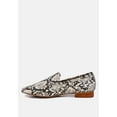 thumbnail image 3 of JULIA Snake Skin Textured Loafers, 3 of 5