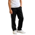 thumbnail image 4 of Plebaso Boys Girls Jogger Sweatpants High Elastic Waist Athletic Trousers Cotton Everyday Wear Pants with Pockets, 4 of 7