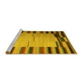 thumbnail image 2 of Ahgly Company Machine Washable Indoor Rectangle Abstract Yellow Contemporary Area Rugs, 5' x 7', 2 of 4