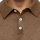 thumbnail image 4 of Camisa informal de manga larga con botones y color liso para hombre: diseño con solapa, material de poliéster, adecuada para el trabajo y la oficina, tallas S-XXXL., 4 of 6