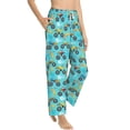 thumbnail image 2 of Qekee Cartoon Monster Truck print Women Pajama Pants, 2 of 9