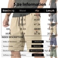 thumbnail image 3 of Garbnen Shorts Men Cargo Elastic Waist Wide Leg Men's Hiking Shorts Outdoor Running Summer Lightweight Big and Tall Mens Bermuda Shorts with Zipper Pockets Green XL, 3 of 5