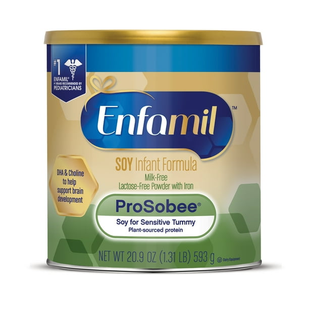 Enfamil ProSobee SoyBased, LactoseFree Infant Formula Powder 20.9 oz Can