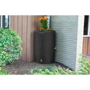 أفكار جيدة انطباعات بالي 50 غالون Rain Saver - بلانتر توب - بني داكن