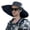 Z10-Black, variant on FUZHIQ Super Wide Brim Solar Fan Hat for Men UV Protection Cooling Sun Hat for Hiking Camping Backpacking Outdoor,One Size