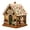 B, variant on Rysoverian DIY Christmas Candy House Kit, Rhinestone Gingerbread House Ornament Handmade Holiday Tabletop Decoration Gift