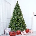 thumbnail image 6 of Kumji 7.4ft Christmas tree, Artificial Christmas Tree, Realistic Thickened Tip, Hinged, with Metal Stand, Suitable for Indoor and Outdoor Use, Easy to Assemble, 6 of 7