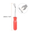 thumbnail image 2 of Unique Bargains 4 Inch Nickel Plated Fastener Remover Clip Removal Tool with Red Plastic Handle, 2 of 6