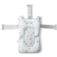 thumbnail image 1 of Asiento de baño para bebé, alfombrilla de soporte de seguridad, malla de malla, lavable, transpirable, suave, ducha para niños pequeños, cojín para el cuerpo con correas, estrella verde Yuarrent BA000371-04, 1 of 7