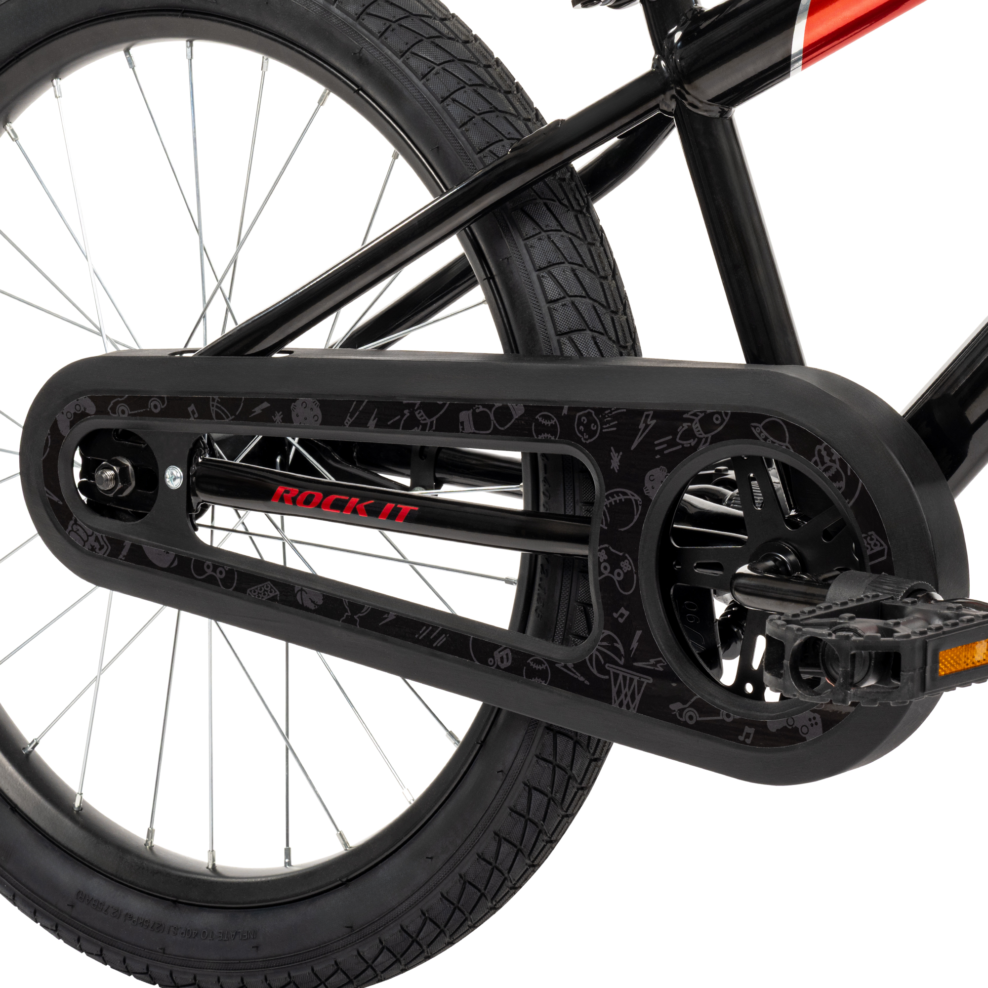 Huffy Rock It 20" Boys' Bike, Black photo 5