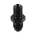 thumbnail image 7 of Unique Bargains Car Black 4AN Male to M10x1.25mm Male Fitting Adapter Flare Union Coupler Fuel Oil Line Hose End, 7 of 7