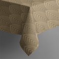 thumbnail image 4 of Rectangle Waterproof Mocha Brown Tablecloth Reusable Washable Weight Fabric Table Covers for Restaurant,Picnic,Indoor and Outdoor Dining 60 Inch X 120 Inch, 4 of 6