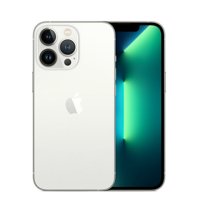 Apple iPhone 13 Pro Max 128 Go Téléphone Intelligent Déverrouillé (Argent) Certifié Remis à Neuf Excellent État