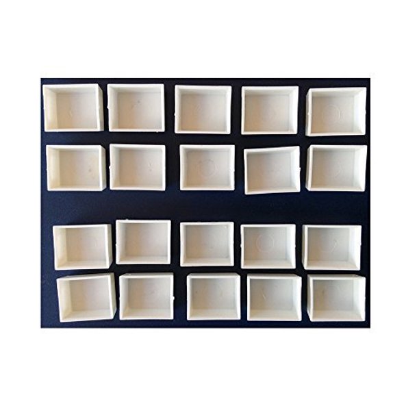 Empty Watercolor Paint Pans 20 Half Pans