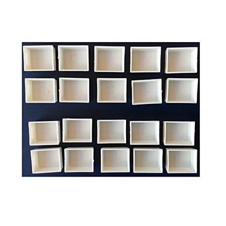 - Empty Watercolor Paint Pans - 20 Half Pans