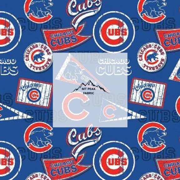 Handmade Valance or Curtain Panel Cubs Flag