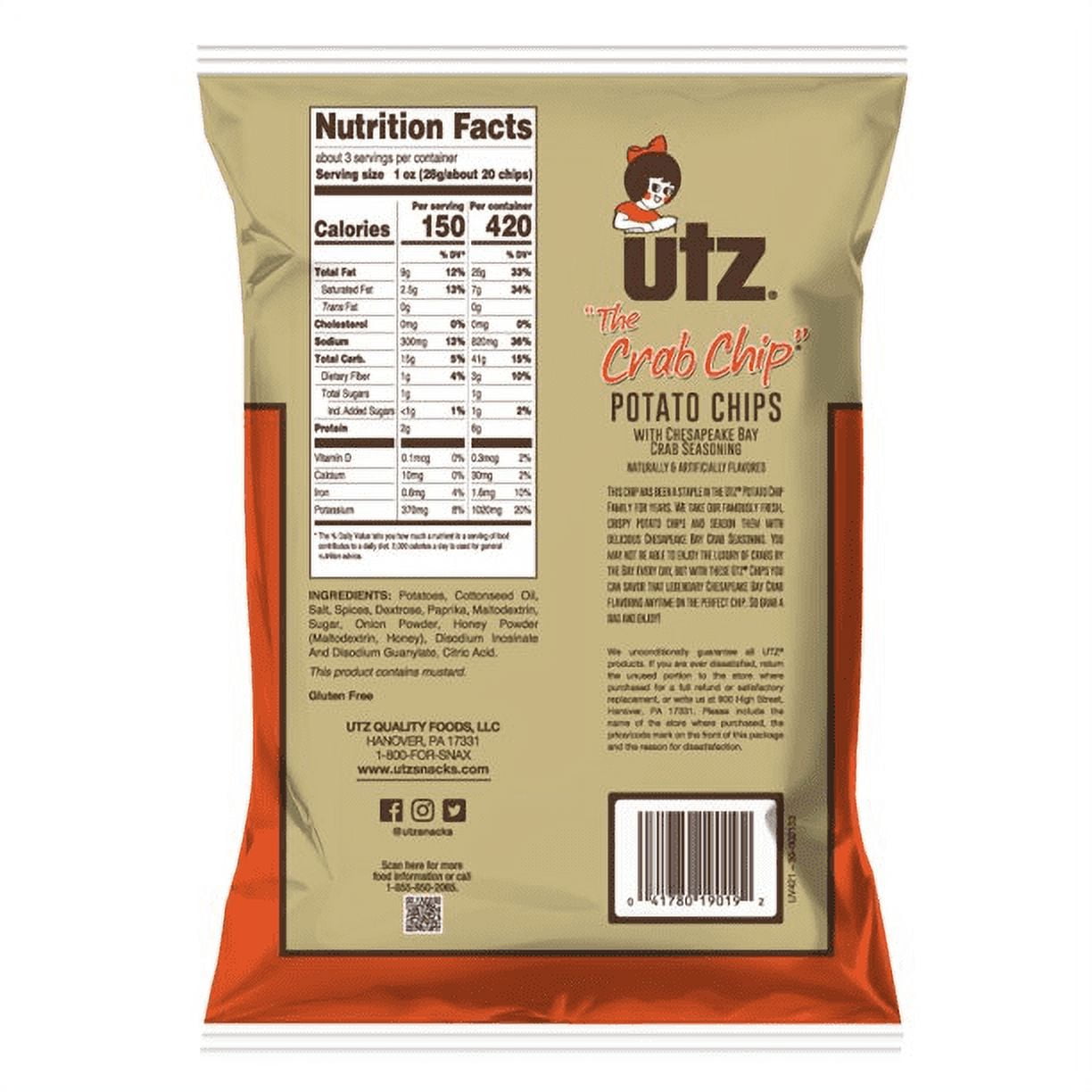 Utz Ripples Fried Dill Pickle Potato Chips, 50 OFF