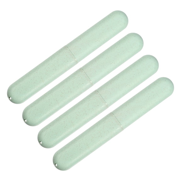 Estuche para cepillos de dientes 4uds Unique Bargains Verde 20,5x3,1x2,1cm