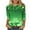 Green, variant on Up to 65 off!Lolmot St Patricks Day Shirt for Women Shamrock Shirt Clover Printed Irish Gift Casual Tunic 3/4 Sleeve Tops