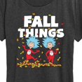 thumbnail image 3 of Dr. Seuss - Fall Things - Women's Short Sleeve Graphic T-Shirt, 3 of 6
