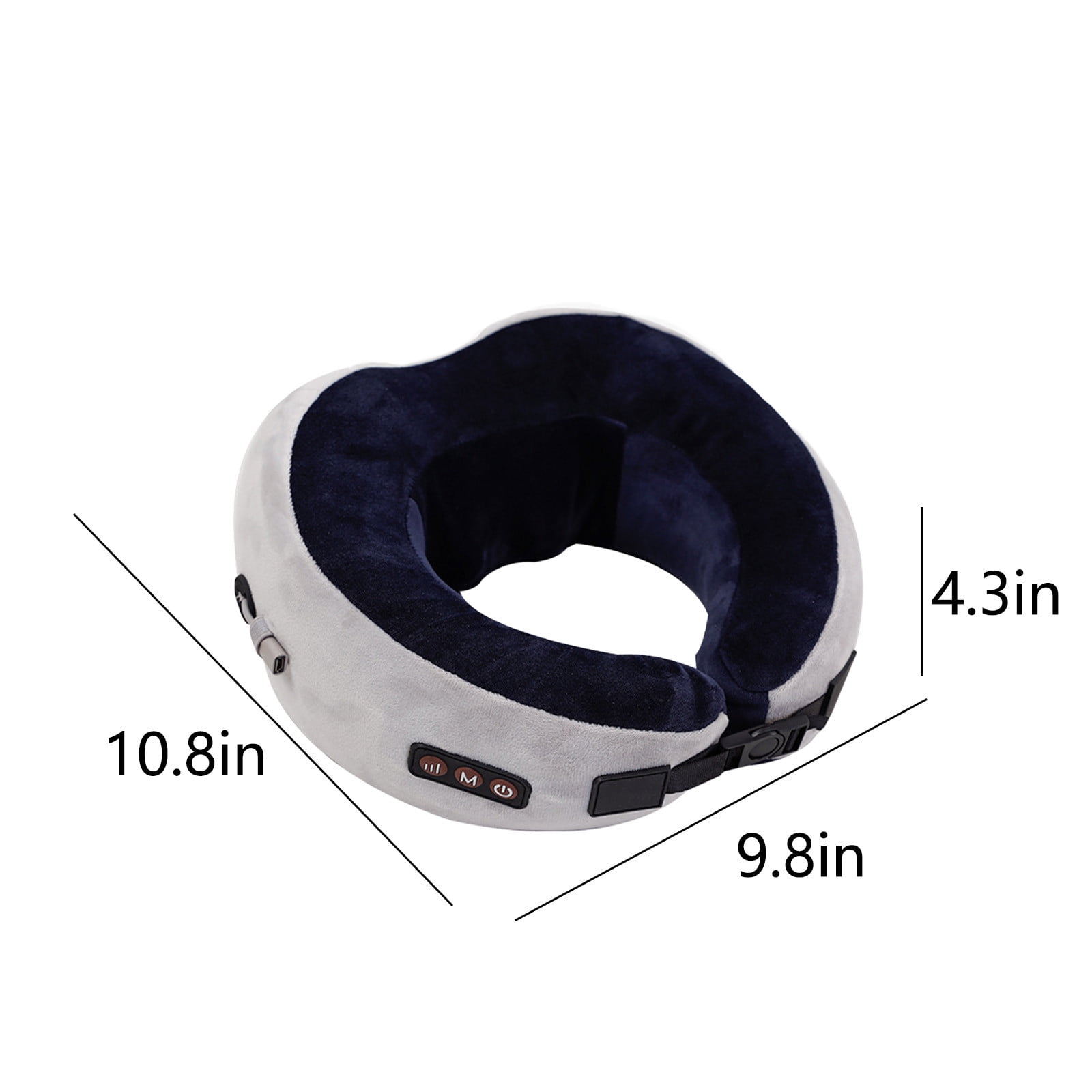 Gaqring Back Neck Massager With Heat, Shiatsu Kneading Massage Pillow for Shoulder, Portable USB Charging Massager for Home Office Car Travel