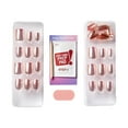 thumbnail image 5 of KISS imPRESS Color FX  Short Squoval Press-on Nails, Pink, 30 Pieces, 5 of 9