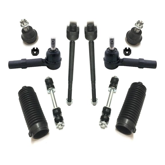 10 Pc Suspension Kit Inner & Outer Tie Rod Ends, Ball Joints, Bellow Boots & Sway Bar End Links Fits select: 2007-2013 CHEVROLET SILVERADO, 2007-2014 CHEVROLET TAHOE