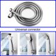 thumbnail image 5 of Manguera de ducha, Manguera de ducha de acero inoxidable de 2 m, Manguera de ducha universal, Conector roscado universal (G1/2 pulgada)(2m), 5 of 5