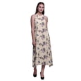 thumbnail image 1 of Bimba Oiseau Causal Long Dos Nu Licou Robe Femmes Imprimé BeachDress-XX-Large, 1 of 6