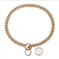 thumbnail image 1 of Collar De Cadena De Perro Pitbull De Acero Inoxidable De 10, 1 of 6