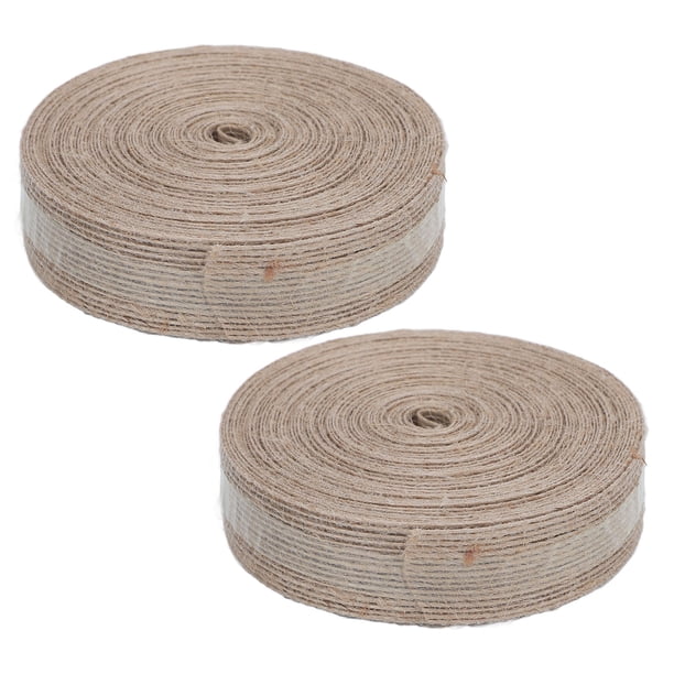 Cinta De Tela De Arpillera De Yute, Cinta De Arpillera Suave, Versátil Y Práctica, Resistente Al Desgarro Para Eventos De Boda