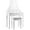 White, variant on Topbuy Detachable Vanity Table Set Makeup Table with Mirror &Cushioned Stool Brown