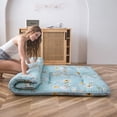 thumbnail image 5 of COSMOGO Floral Printed Japanese Roll Up Floor Futon Mattress flower 2 60" x 80" x 3" Polyester, Foam, 5 of 5