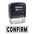 thumbnail image 1 of Printtoo Self Inking Rubber Stamp Office Stationary CONFIRM Custom Stamp-Black, 1 of 2